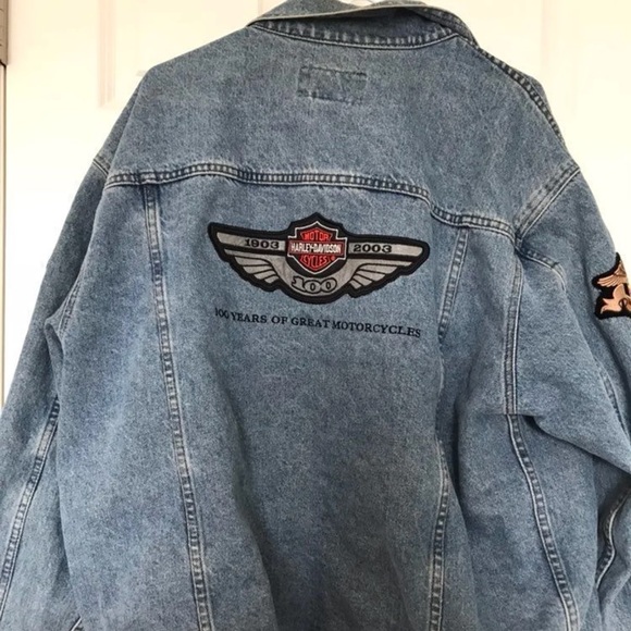 Harley-Davidson Jackets & Blazers - Harley Davidson Jean Jacket